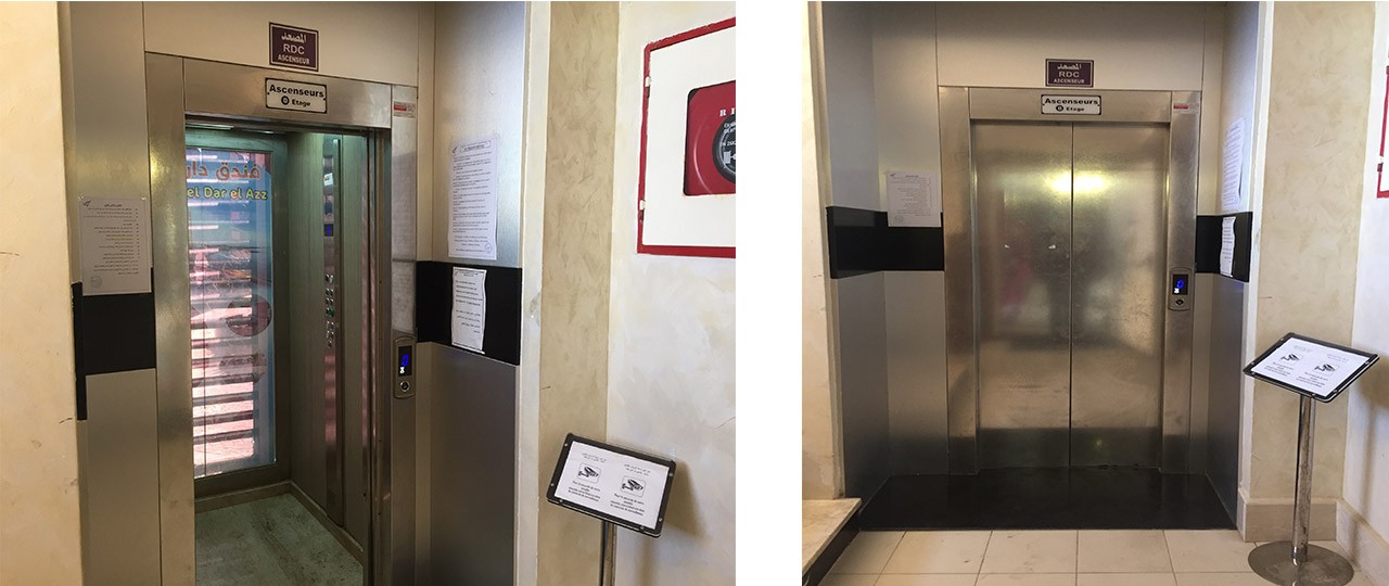 Travaux de reparation de l'Ascenseur HOTEL DAR EL AAZ JIJEL 
